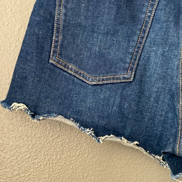 old navy higher high rise sky hi aline secret smooth pockets shorts Wyatt wash - Picture 10 of 11